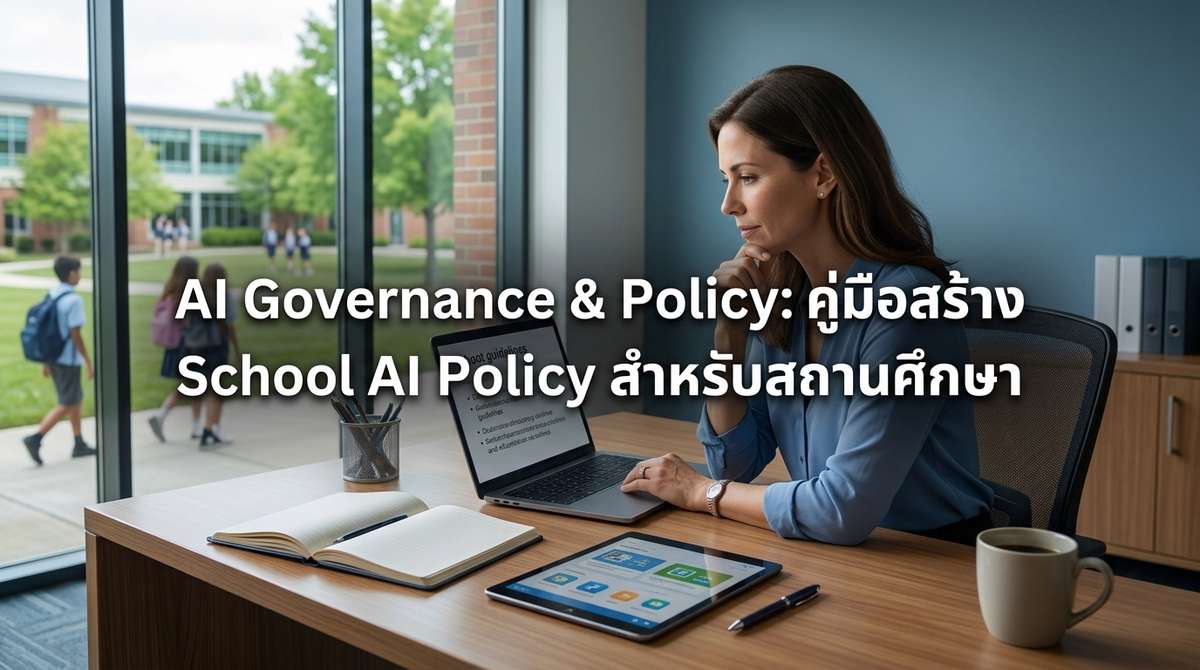 AI Governance & Policy คู่มือสร้าง School AI Policy สำหรับสถานศึกษา 